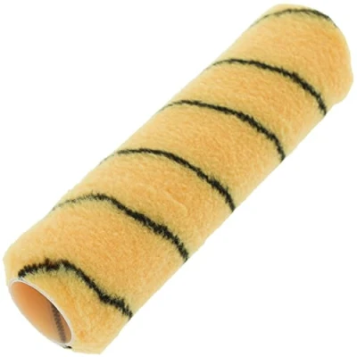 Imagen de Coral 41452 Max Coat Rodillo de pintura para paredes, techos, tela tejida pelo medio, emulsión, comercio rayas tigre 9 pulgadas y 1.5 diámetro