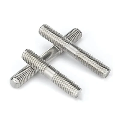 Imagen de Pernos roscados Varillas de doble extremo M6 M8 M10 304 perno Varilla acero inoxidable Longitud rosca 25 mm 250 GB901 tornillo Palillo dientes(M8x35 5pcs)