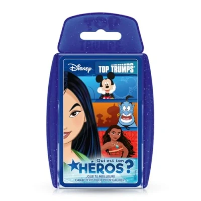 Imagen de Winning Moves WM00537 FRE 6 Top Trumps Disney Juego de Mesa Cartas Batalla Versión en francés