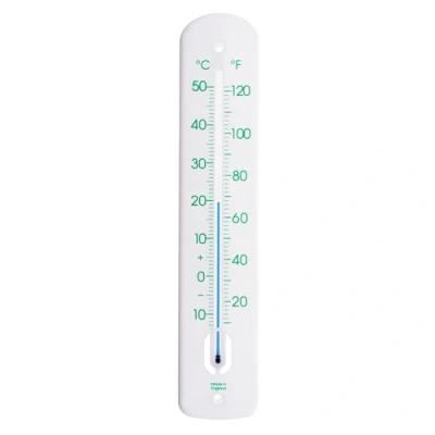 Imagen de Termómetro de pared, grande, 380 mm, para el hogar, habitación, oficina, jardín o invernadero, se puede utilizar en interiores y exteriores
