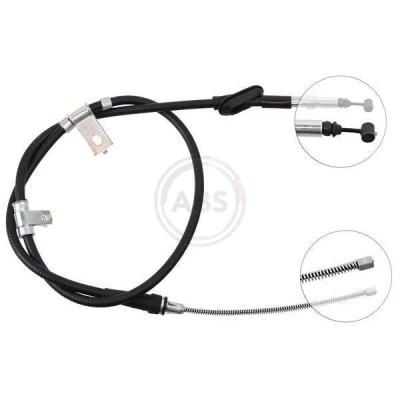 Imagen de A.B.S. K15688 Cable de Freno Mano 1568 Tambor para dirección izquierda/derecha LAND ROVER: Freelander I SUV, SUV Cabrio