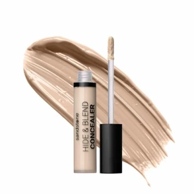 Imagen de Sandstone Scandinavia corrector hipoalergénico beige N4 para cubrir rojeces, ojeras facial maquillaje unisex vegano y apto alérgicos