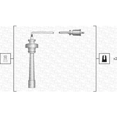 Imagen de MAGNETI MARELLI 941318111192 Juego de Cables Encendido MITSUBISHI: Space Star