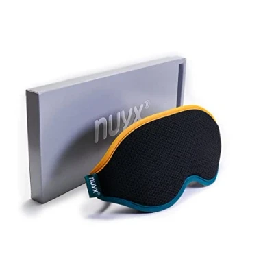 Imagen de NUYX® Antifaz 3D para dormir, gafas oscuras máscara de ojos súper cómoda/venda los (Eclipse Black)