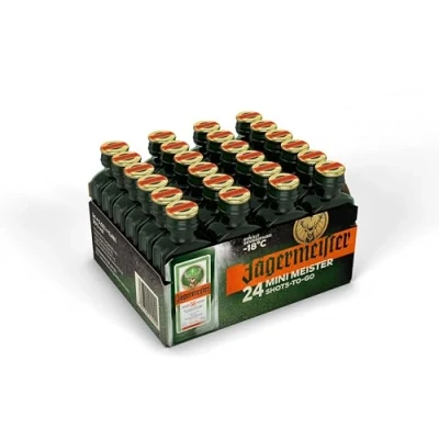 Imagen de Jagermeister Miniature Set 2cl (Case of 24)