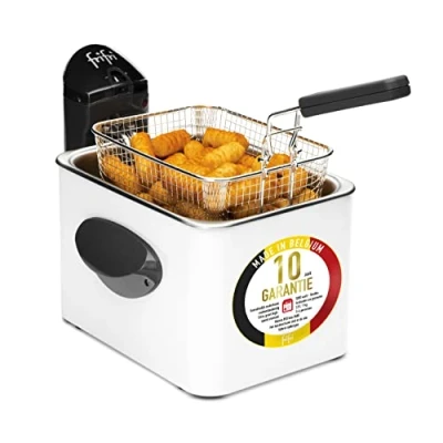 Imagen de Frifri Freidora 1905b 3,5l; 3200w 1kg patatas fritas capa de metal blanca F1905B