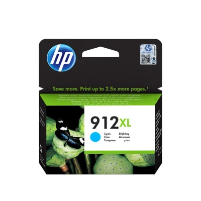 Imagen de Cartucho de tinta HP 912 XL, Cian, 3YL81AE