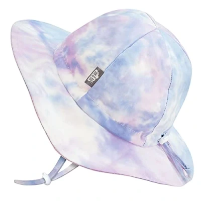 Imagen de Jan &amp; Jul Sombrero De Sol transpirante Hecho Algodón para niñas Infantes (Talla: 2 5 Años, Teñido Anudado Azúcar)