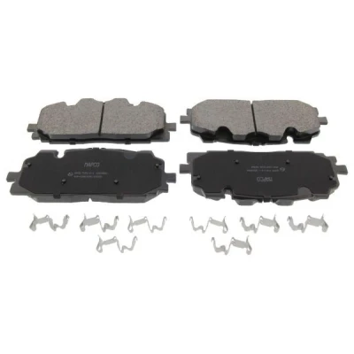 Imagen de MAPCO 6998 Juego de pastillas freno Eje delantero preparado para indicador desgaste, excl. contacto avisador desgaste con accesorios AUDI: Q7