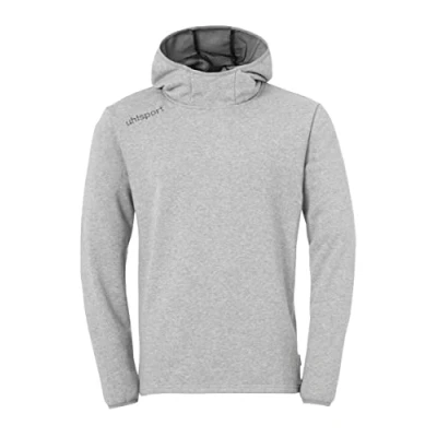 Imagen de Uhlsport Essential Hoodie Sudadera con Capucha para Hombre algodón/poliéster Reciclado Gris Oscuro Melange Tamaño 4XL