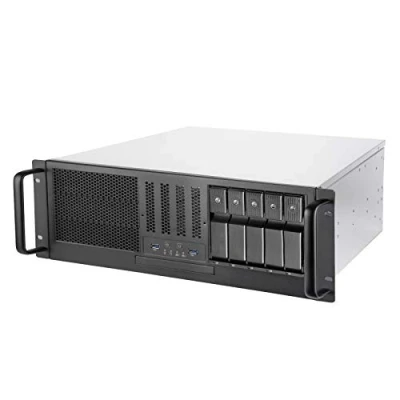 Imagen de Silverstone SST RM41 H08 Caja de Servidor Montaje en Rack 4U, admite hasta SSI CEB M/B y ATX (PS2) / Mini PSU redundante