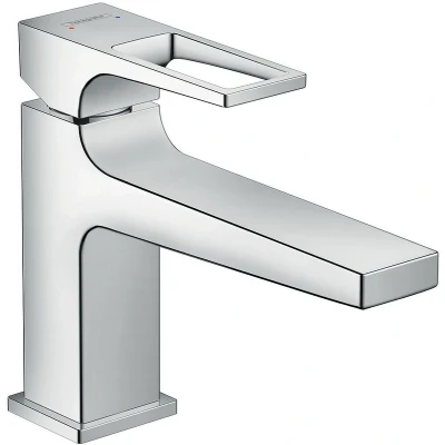 Imagen de Hansgrohe 74502000 Metropol 100 Grifo de Lavabo con vaciador Push Open, Cromo, mm