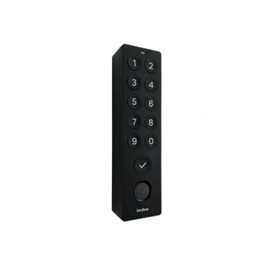 Imagen de tedee Keypad PRO, Abre la Puerta con Huella Digital o un código de Forma rápida y cómoda, hasta 100 PIN huellas dactilares, Accesorio Smart Lock, Bluetooth (Negro)