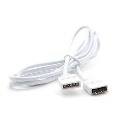 Imagen de SeKi Extensión RGBW de 2 Metros, Plug &amp; Play, Cable conexión para Tira LED W 5 (Pin) RGB + Blanco