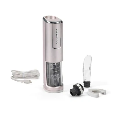 Imagen de Cuisinart Abridor de vino Inalámbrico con Sellador Vacío botellas tapón corcho hasta 50 Cortador papel aluminio integrado Regalo para amantes del