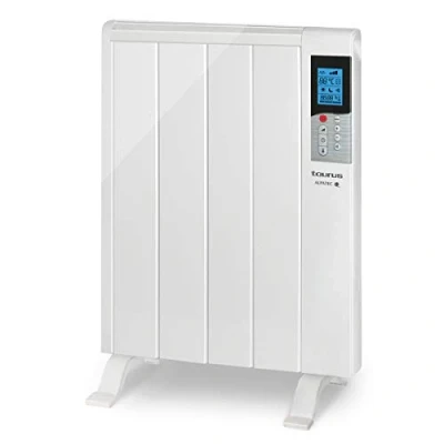 Imagen de Taurus 935059000 Tanger 600, Emisor térmico con tecnología seca, Programación diaria semanal, Temperatura hasta 35 grados C, Función ventana abierta, 4 elementos, 600 W