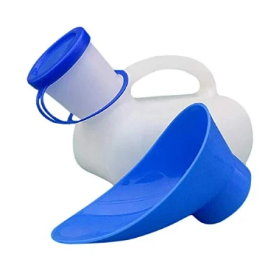 Imagen de Urinario unisex, el Orinal para hombre y las mujeres, botella incontinente del pee, 1000ml Orina Portátil Unisex Doble Propósito coche que acampa Viajes al aire libre