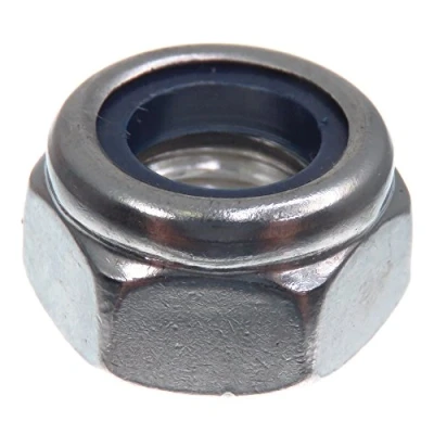 Imagen de Tuerca de seguridad SECCARO M12, acero inoxidable V2A VA A2, DIN 985 / ISO 10511, hexagonal, 20 piezas
