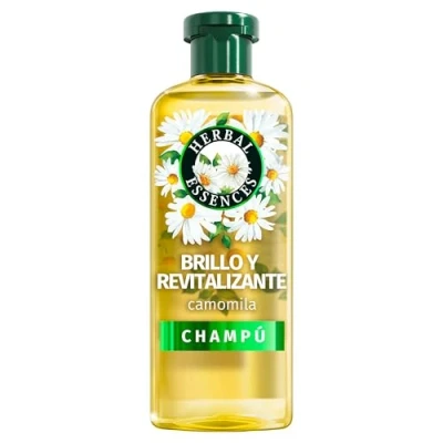 Imagen de Herbal Essences Champú Camomila Brillo &amp; Revitalizante 350ml, Aporta y Suavidad al Pelo Encrespado Apagado, Con Extracto de Manzanilla e Ingredientes Origen Natural, Sin Siliconas