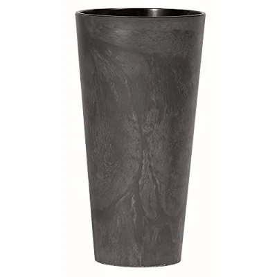 Imagen de Prosperplast Tubus Slim Effect de plástico CON depósito en color Antracita, 28,6 (alto) x 15 (ancho) (profundo) cms