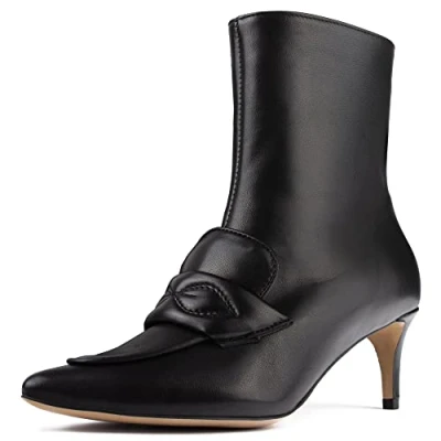 Imagen de L37 HANDMADE SHOES Don&#039;t Stop Believin, Bota de Tobillo Mujer, Negro, 36 EU