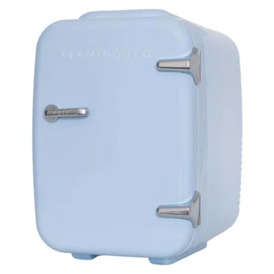 Imagen de Flamingueo Nevera Pequeña Mini 4L, 12V/220V, Neveras Para Habitación, Función Frío y Calor, Cosmeticos, Skincare