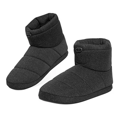 Imagen de DUNLOP Zapatillas Casa Hombre, Pantuflas Hombre Altas Para Casa, Bota, Regalos Hombres y Adolescentes Talla 41 46 (45, Negro, numeric_45)