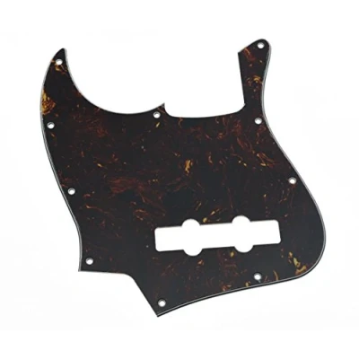 Imagen de KAISH Lefty 4 cuerdas Jazz J Bass Golpeador para zurdos, placa de Scrach Dark Tortoise