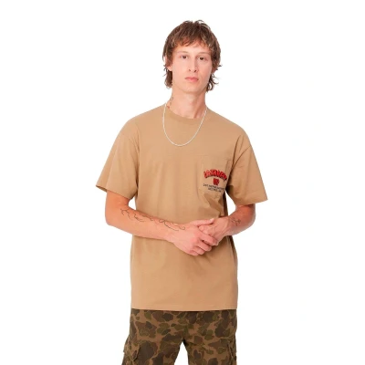 Imagen de Carhartt WIP Super Tired Camiseta estampada, Hombre, Talla: Large, Peanut