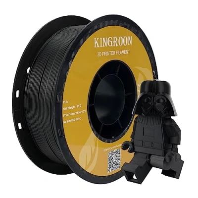 Imagen de Kingroon PLA, Filamento PLA 1.75 1kg es para la impresora 3D, precisión dimensional del de 1 kg +/ 0.03 mm, carrete 2.2 PLA,3D fils