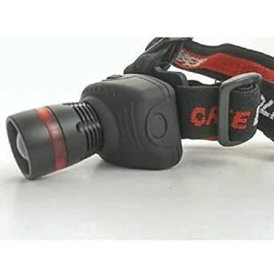Imagen de Linterna frontal LED de alta luminosidad (Luz blanca). 3W. Zoom.