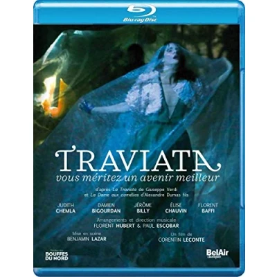 Imagen de Lazar, B. / Chemla, J. Hubert, F.: Traviata [Opera] (after G. Verdi) (Théâtre des Bouffes du Nord, 2017) [Blu ray]