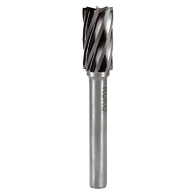 Imagen de Ruko 116015A Fresas metal duro para aluminio forma A ZYA cilíndrica sin dentado frontal (6 x 58 mm)