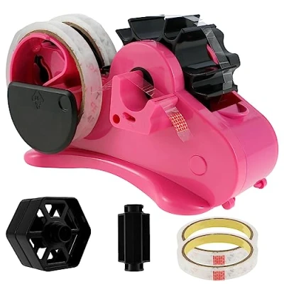 Imagen de dispensador de cinta calor, térmica corte múltiple con 2 cintas, escritorio semiautomático, sublimación compacto para