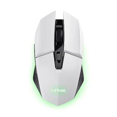Imagen de Ratón gaming Trust GXT 110 Felox, Inalámbrico, 4800 dpi, 6 teclas, Autonomía 80h, Blanco