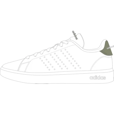 Imagen de adidas Advantage 2.0 Shoes, Zapatillas de Deporte Hombre, FTWR White Tent Green, 43 1/3 EU