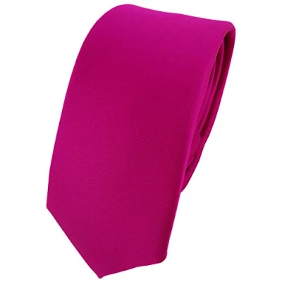 Imagen de TigerTie corbata estrecha magenta monocromo