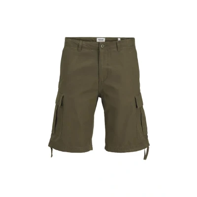 Imagen de JACK &amp; JONES Jpstcold Barkley Jjcargo Pantalones Cortos Sn Cargo, Noche de Oliva, L para Hombre