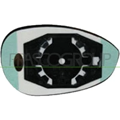 Imagen de PRASCO FT0307523 Cristal de Espejo derecha FIAT: 500 Hatchback, C Cabrio, Grande Punto ABARTH: 500C / 595C 695C Cabrio