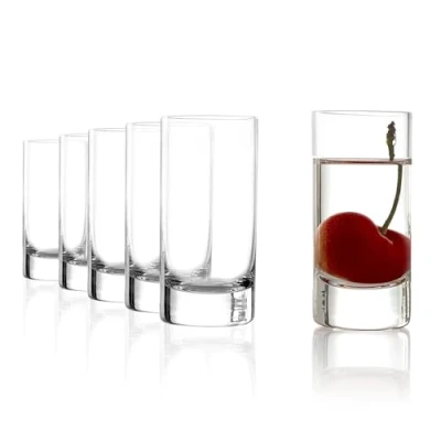 Imagen de Stölzle Lausitz New York Bar Vaso de chupito, 57 ml, Set 6 Vasos Aptos para lavavajillas, Cristal sin Plomo