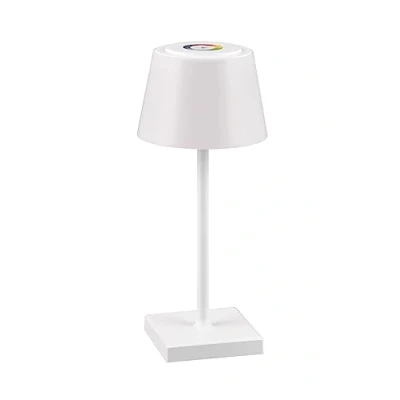 Imagen de Reality Leuchten Lámpara de mesa LED Sanchez RGBW atenuador blanco