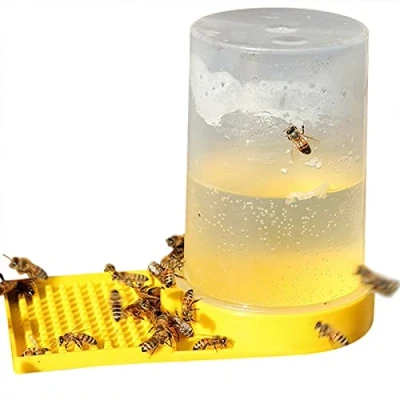 Imagen de WANGCL Estación de bebida abeja para colmena, alimentador agua herramienta colmenas abejas jardín apicultura