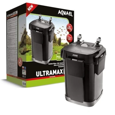 Imagen de Aquael 120665 ULTRAMAX 1500 Filtro para aspiradora (7150 g), Color Negro