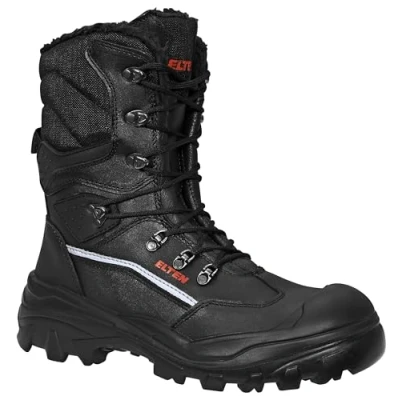 Imagen de ELTEN Zapatos de seguridad invierno ERIC S3 CI, hombres, cuero/textil, puntera acero, robusto, negro, tamaño: 43
