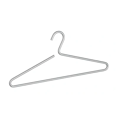 Imagen de Wenko Percha d&#039;aluminio Lux Plateada Garderobenbügel Plata Mate
