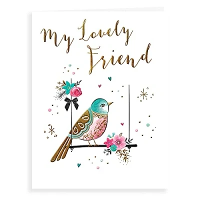 Imagen de Piccadilly Greetings Group Ltd Tarjeta de cumpleaños contemporánea lujo con diseño koko (20,3 x 15,2 cm)