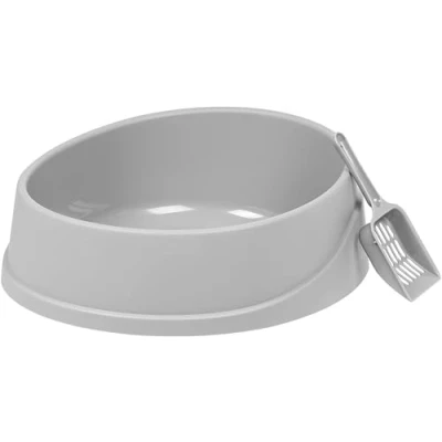Imagen de Iris Ohyama, Bandeja sanitaria, sanitaria cerrada, Pala, L43,9 x F38,5 A13,9 cm, OCLP 390, Gris