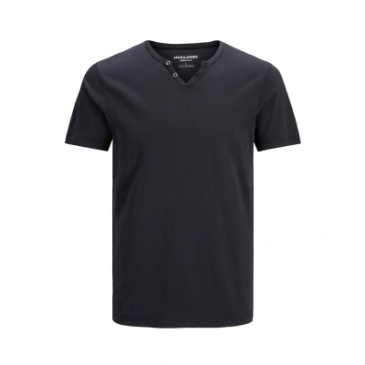 Imagen de Jack &amp; Jones Jjesplit NECK SS NOOS Camiseta básica, Hombre, Talla: Large, Black