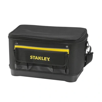 Imagen de STANLEY Bolsa con tapa plana, base reforzada, múltiples compartimentos, tejido resistente 600x600 denier, bolsillo frontal tapa, asa ajustable, 44,7x26,2x25,1 cm, 1 96 193