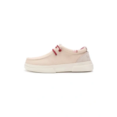 Imagen de Walk in Pitas Zapatos con cordones, Mujer, Talla: 39, Beige Piel/tela